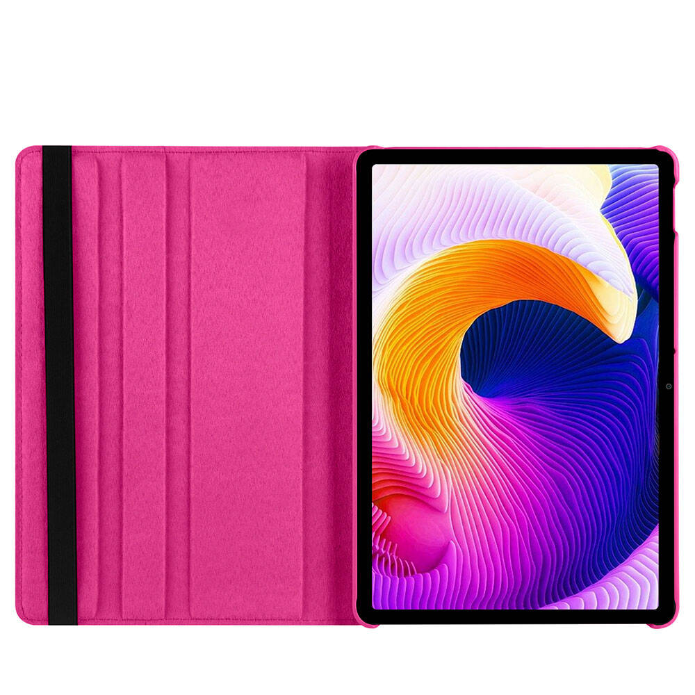 Xiaomi Redmi Pad SE Zore Dönebilen Standlı Kılıf Mor