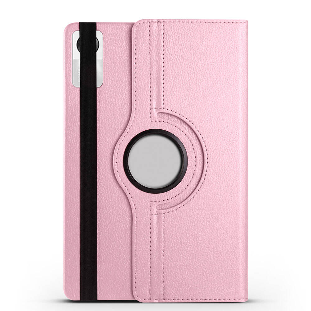 Xiaomi Redmi Pad SE Zore Dönebilen Standlı Kılıf Kırmızı