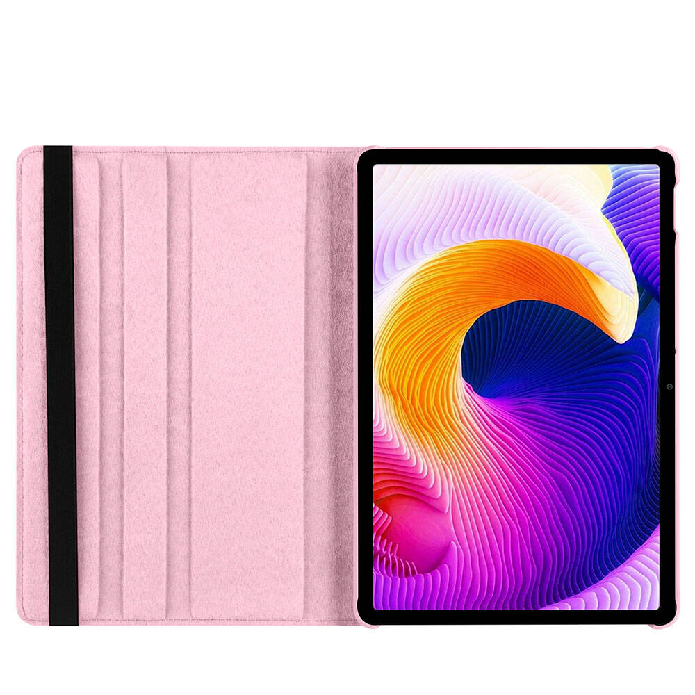 Xiaomi Redmi Pad SE Zore Dönebilen Standlı Kılıf Mor