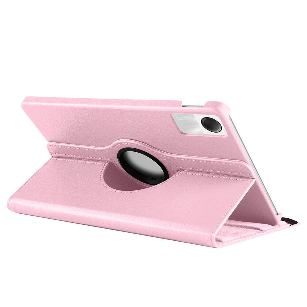 Xiaomi Redmi Pad SE Zore Dönebilen Standlı Kılıf Kırmızı
