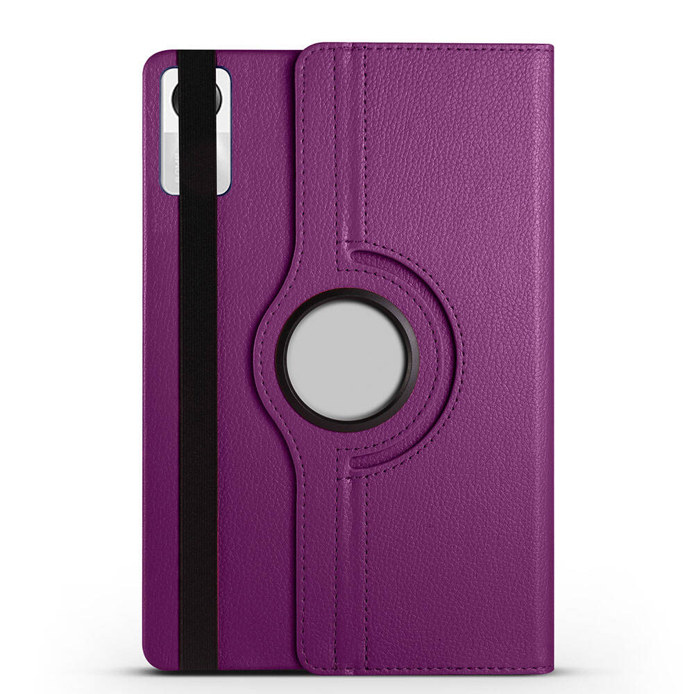 Xiaomi Redmi Pad SE Zore Dönebilen Standlı Kılıf Mor