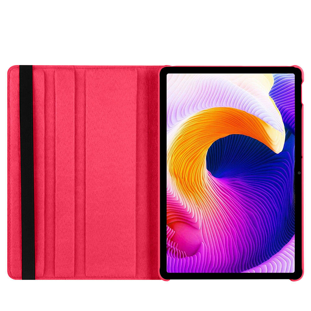 Xiaomi Redmi Pad SE Zore Dönebilen Standlı Kılıf Mor