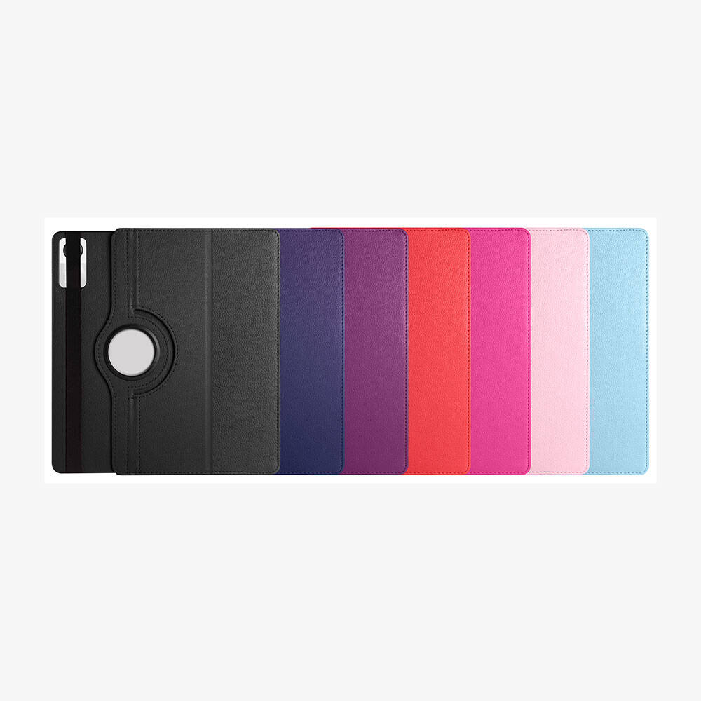 Xiaomi Redmi Pad SE Zore Dönebilen Standlı Kılıf Kırmızı
