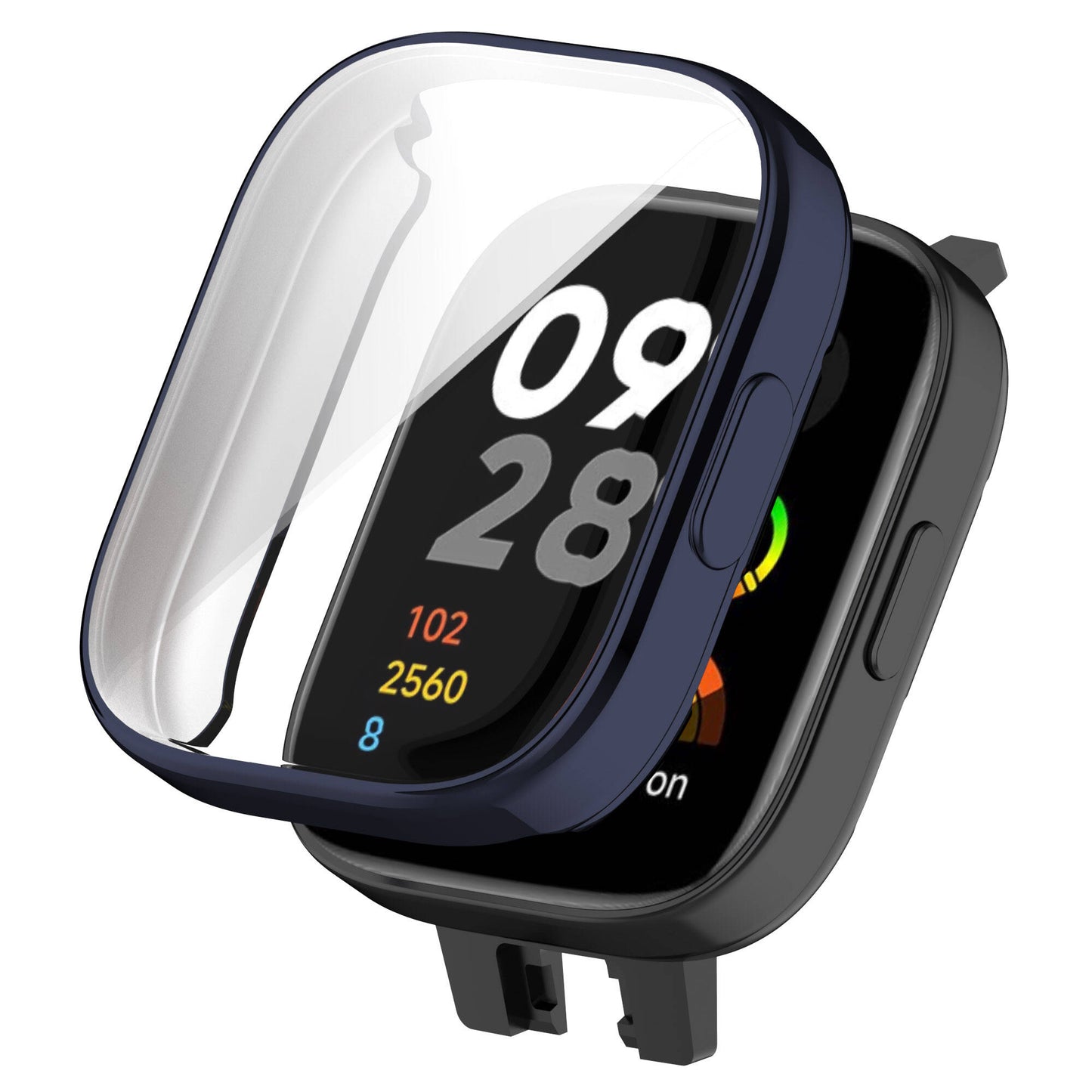 Xiaomi Redmi Watch 3 360 Derece Korumalı Kasa ve Ekran Koruyucu Zore Watch Gard 30 Gold