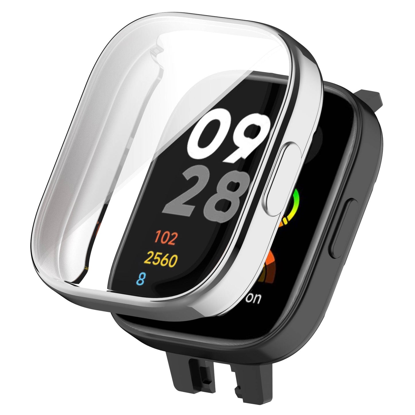 Xiaomi Redmi Watch 3 360 Derece Korumalı Kasa ve Ekran Koruyucu Zore Watch Gard 30 Gold
