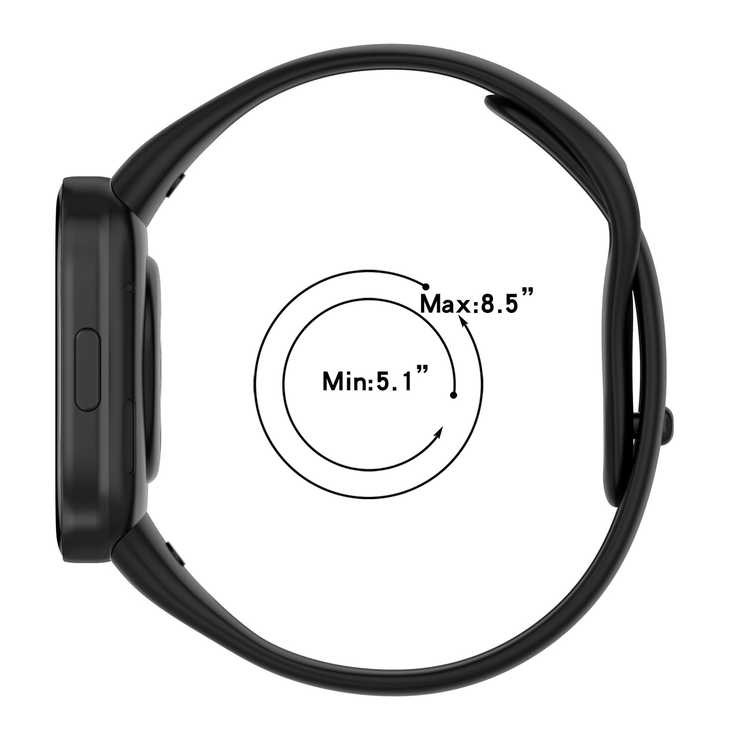 Xiaomi Redmi Watch 3 Zore KRD-81 Silikon Kordon Lacivert
