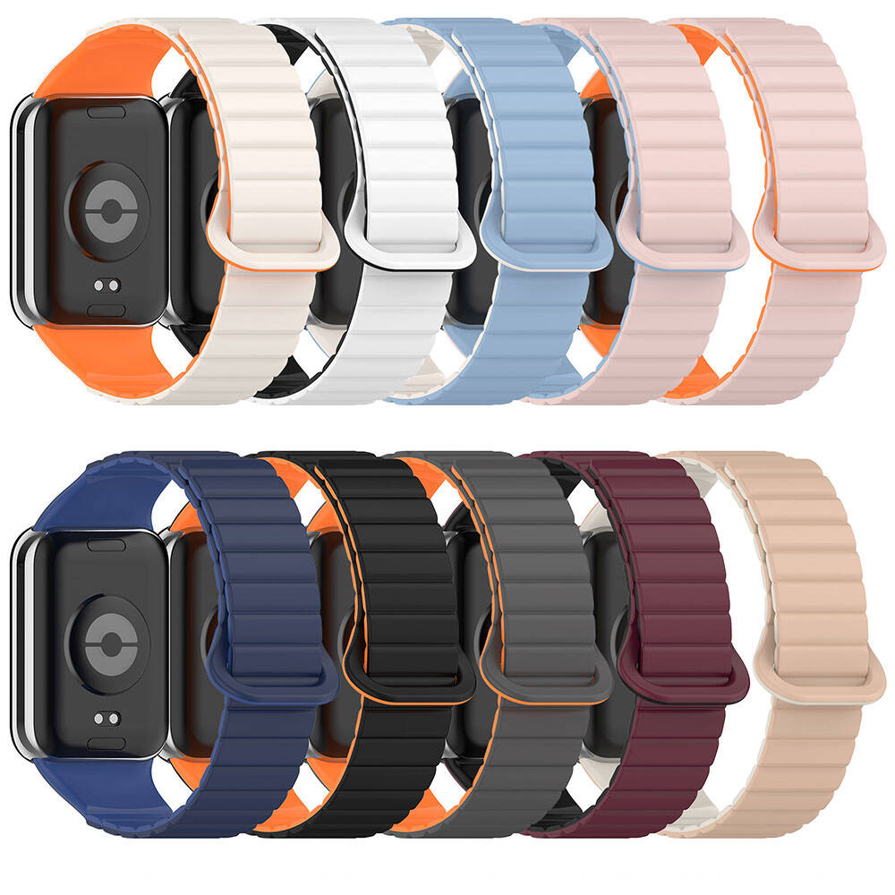 Xiaomi Redmi Watch 4 Silikon Kordon Zore KRD-105 Strap Kayış Lacivert