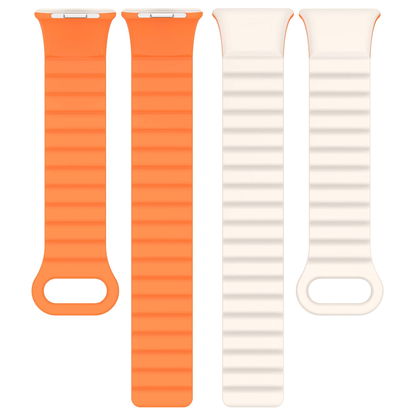 Xiaomi Redmi Watch 4 Silikon Kordon Zore KRD-105 Strap Kayış Pembe-Mavi