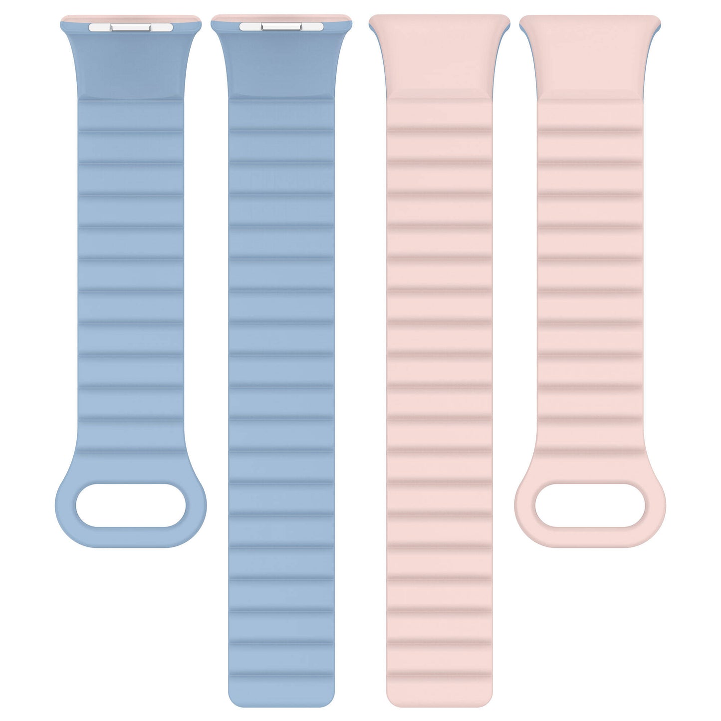 Xiaomi Redmi Watch 4 Silikon Kordon Zore KRD-105 Strap Kayış Gri-Turuncu