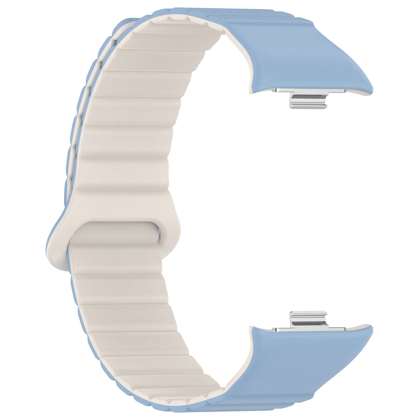 Xiaomi Redmi Watch 4 Silikon Kordon Zore KRD-105 Strap Kayış Gri-Turuncu