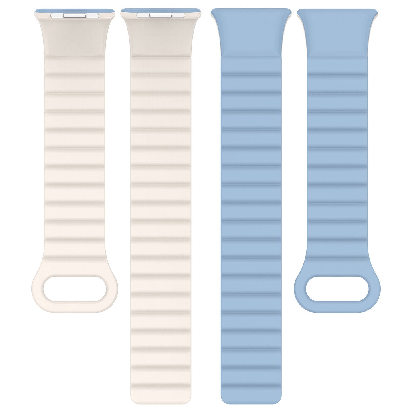 Xiaomi Redmi Watch 4 Silikon Kordon Zore KRD-105 Strap Kayış Mavi-Starlight