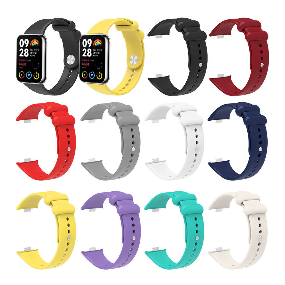 Xiaomi Redmi Watch 4 Zore KRD-109 Silikon Kordon Starlight