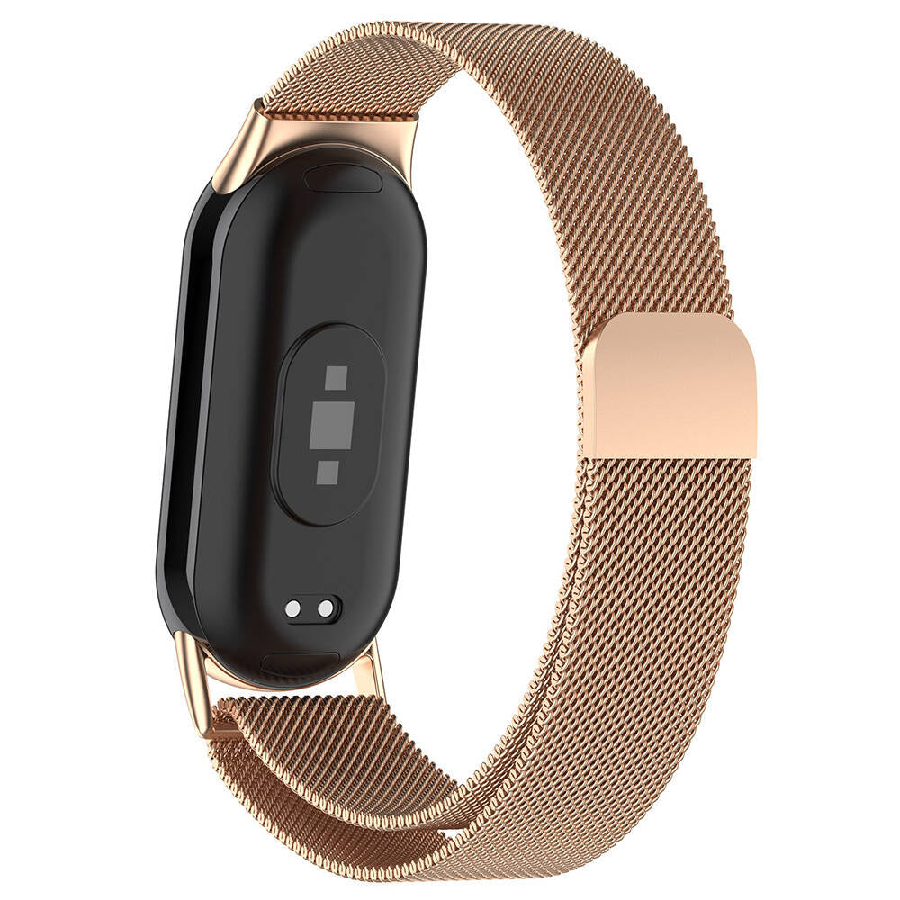 Xiaomi Smart Band 8 Zore KRD-01 Metal Kordon Siyah