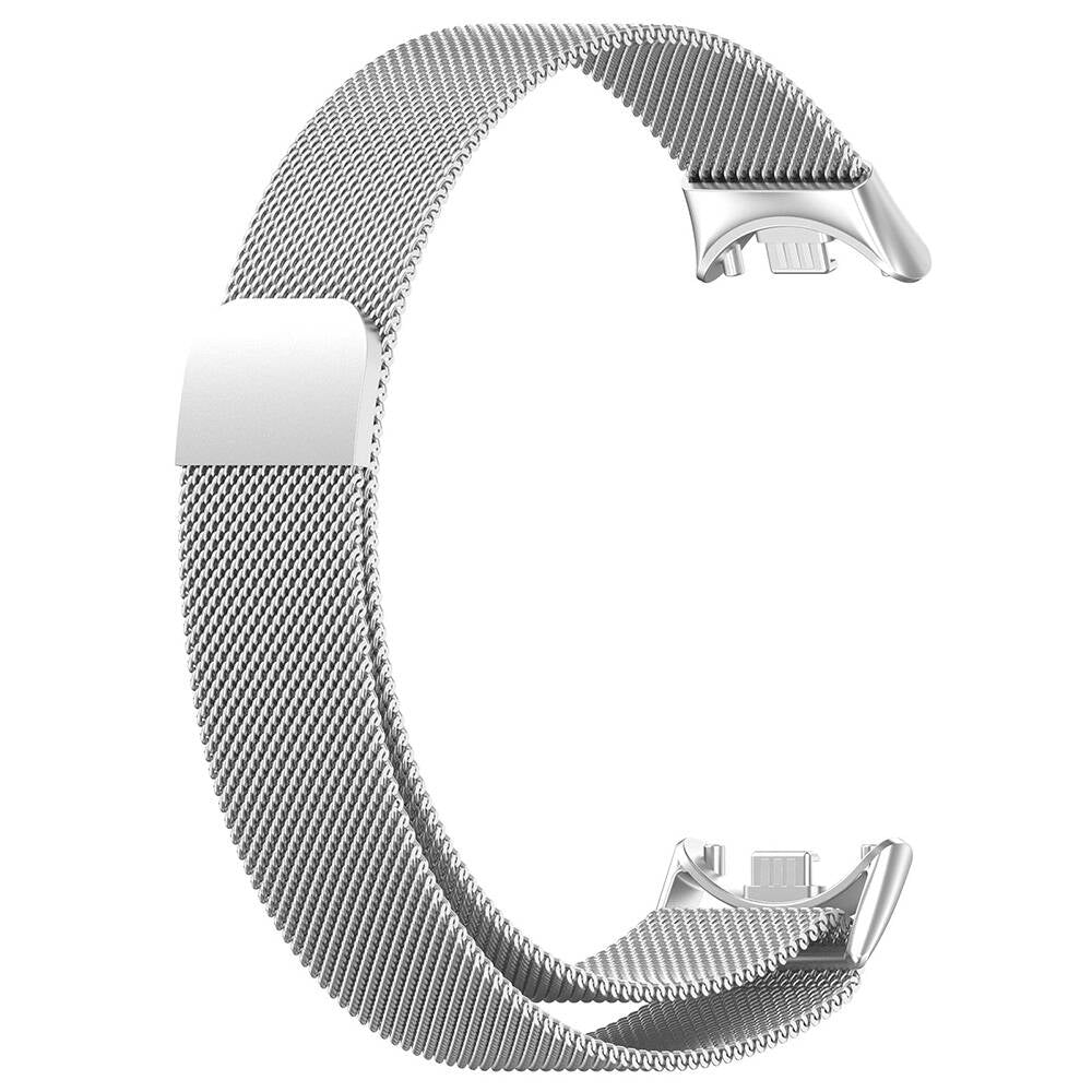 Xiaomi Smart Band 8 Zore KRD-01 Metal Kordon Gümüş