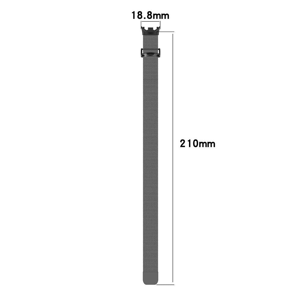Xiaomi Smart Band 8 Zore KRD-01 Metal Kordon Siyah