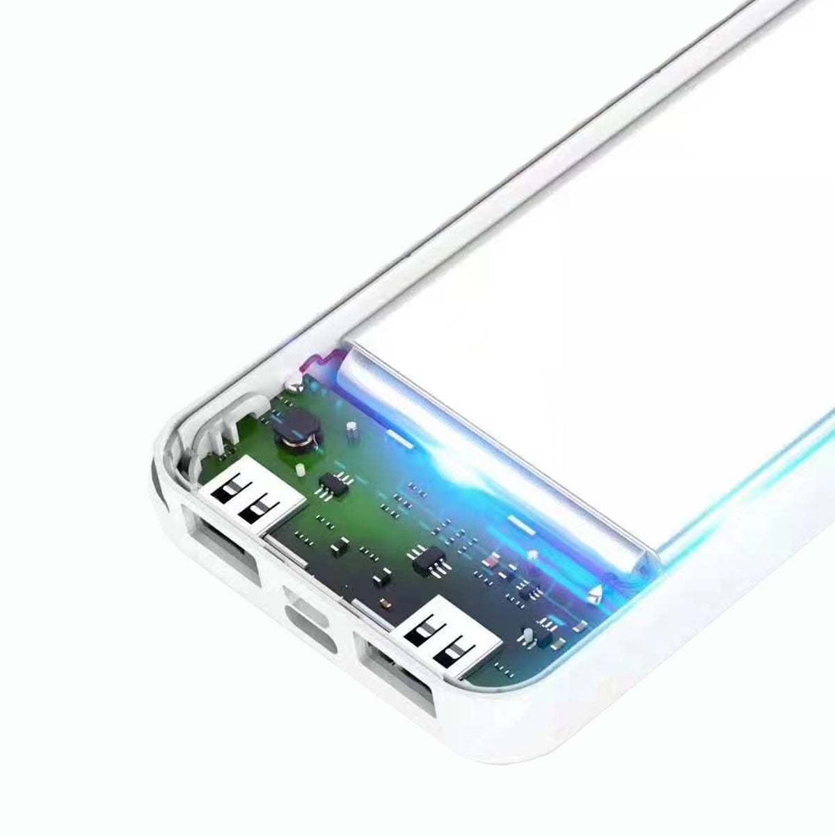 Zore B-05 Hızlı Şarj Özellikli Led Göstergeli Taşınabilir Powerbank 20000mAh Beyaz
