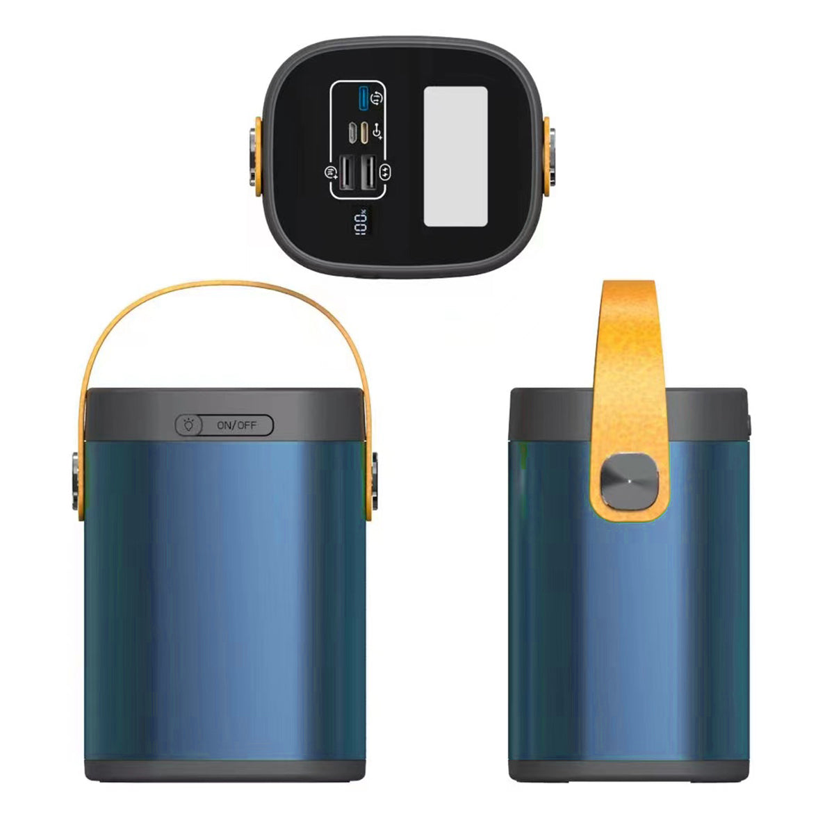 Zore B-80 QC 3.0 Hızlı Şarj Askılı Led Göstergeli El Fenerli Taşınabilir Powerbank 80000mAh Yeşil