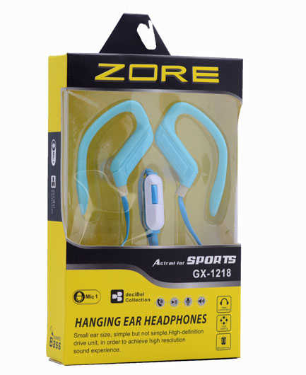 Zore GX-1218 Mp3 Stereo Kulaklık Mavi