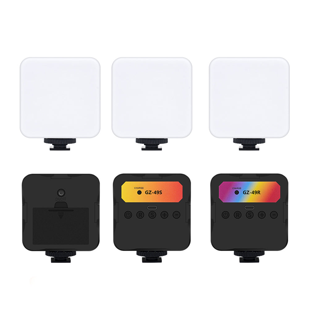 Zore GZ49S RGB Light Işıklı Telefon Tutucu Ring Light Siyah