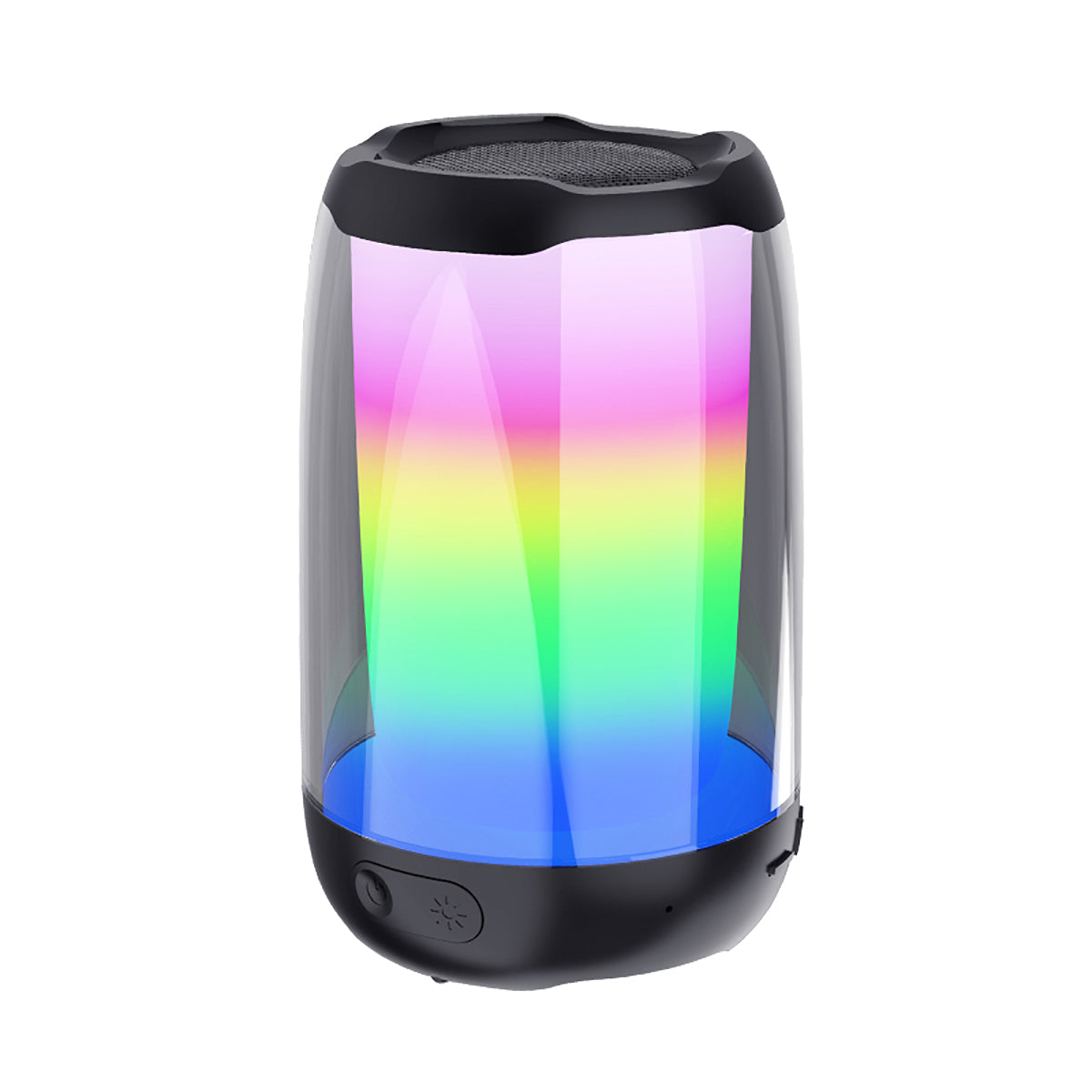 Zore NBY8893A Ayarlanabilir RGB Işıklı Bluetooth Hoparlör Speaker Siyah