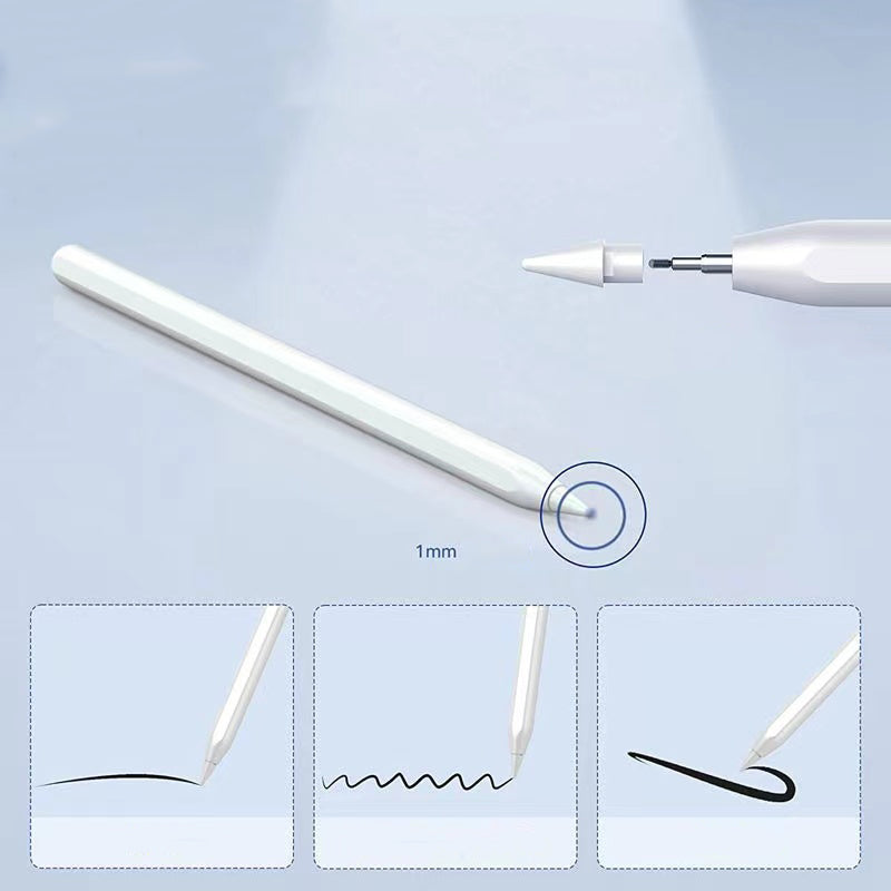 Zore Pencil 09 Palm-Rejection Magnetik Şarj ve Eğim Özellikli Dokunmatik Çizim Kalemi Beyaz