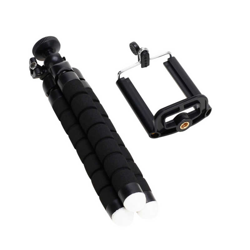 Zore TR1 Kısa Tripod Sünger Ayaklı Siyah