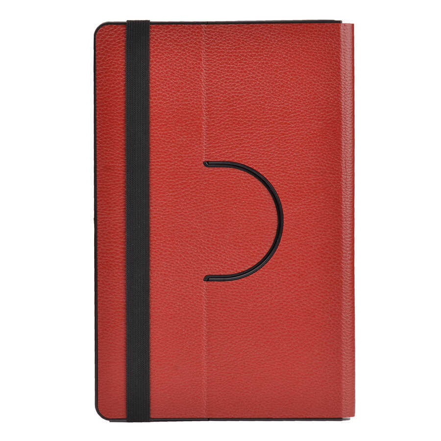 Zore Unik Universal 13 İnç Dönebilen Standlı Kılıf Kırmızı