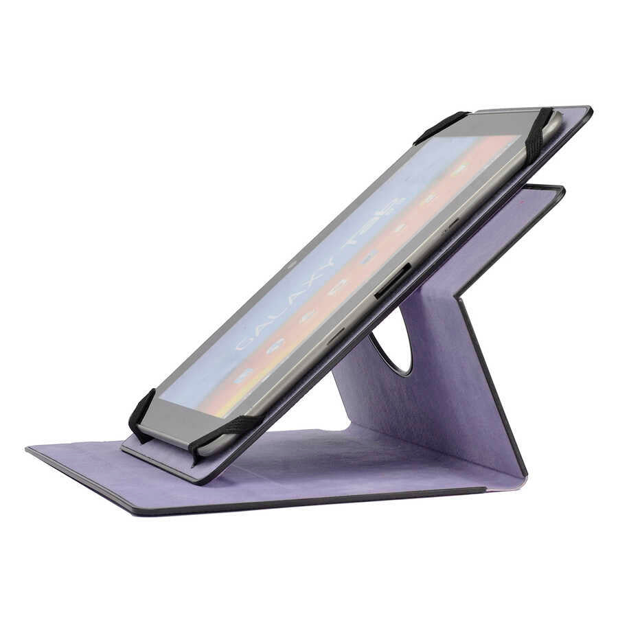Zore Unik Universal 12 İnç Dönebilen Standlı Kılıf Lila