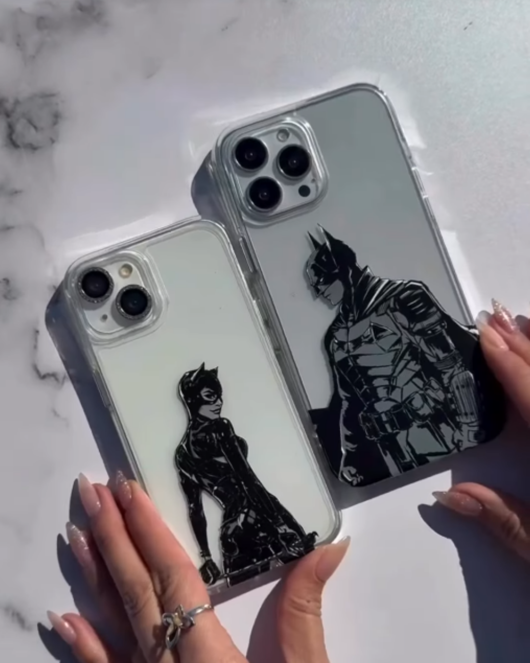 Eşsiz benzersiz uyumlu set✨🤩 (Batman & Cat Women) tasarımlı