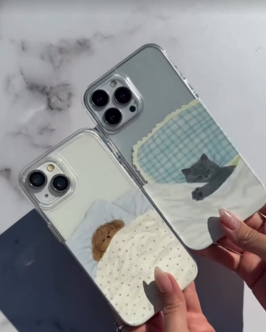 Eşsiz benzersiz uyumlu set✨🤩 (Sleep Cat Dog) tasarımlı