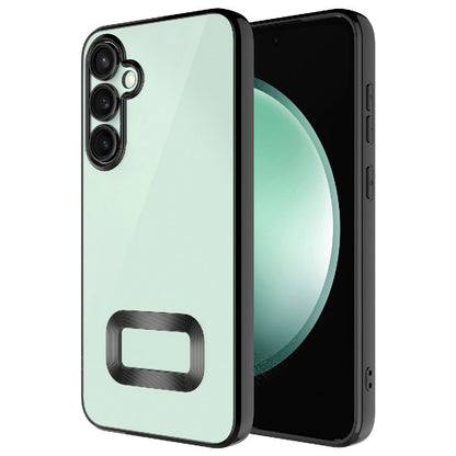 Galaxy A26 Kılıf Kamera Korumalı Logo Gösteren Zore Omega Kapak Rose Gold