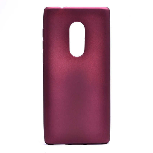 Alcatel 5 Kılıf Zore Premier Silikon Kapak Mürdüm