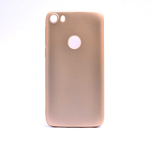 Alcatel Idol 5 Kılıf Zore Premier Silikon Kapak Gold
