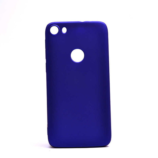 Alcatel Idol 5 Kılıf Zore Premier Silikon Kapak Saks Mavi