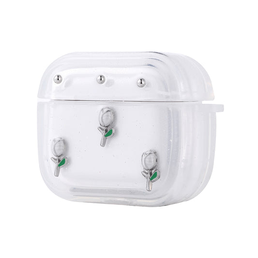 Apple Airpods 4 Zore Airbag 44 Airbag Tasarımlı Simli Şeffaf Kutup Kılıf