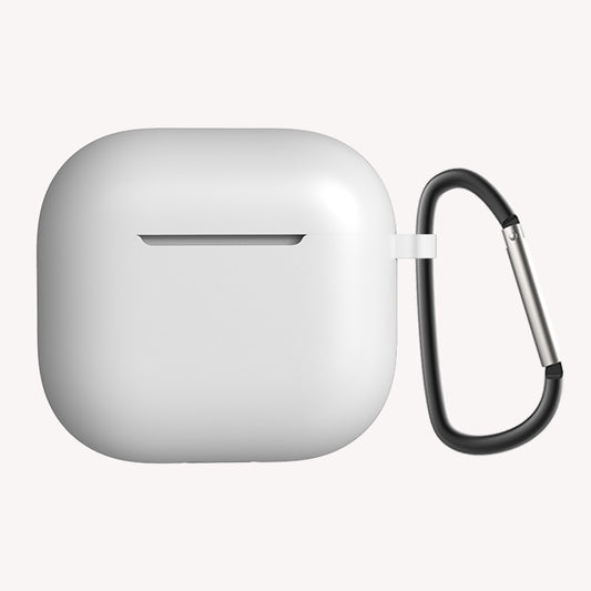 Apple Airpods 4 Zore Standart Silikon Kılıf Beyaz