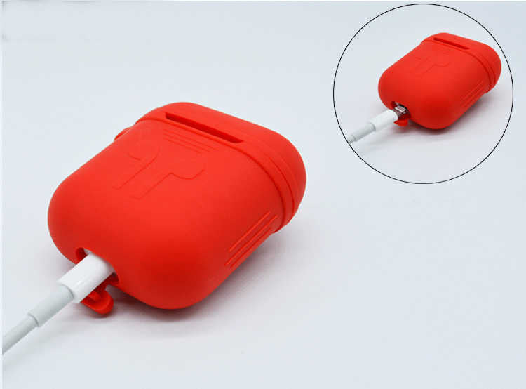 Apple Airpods Zore Askılı Silikon Gri