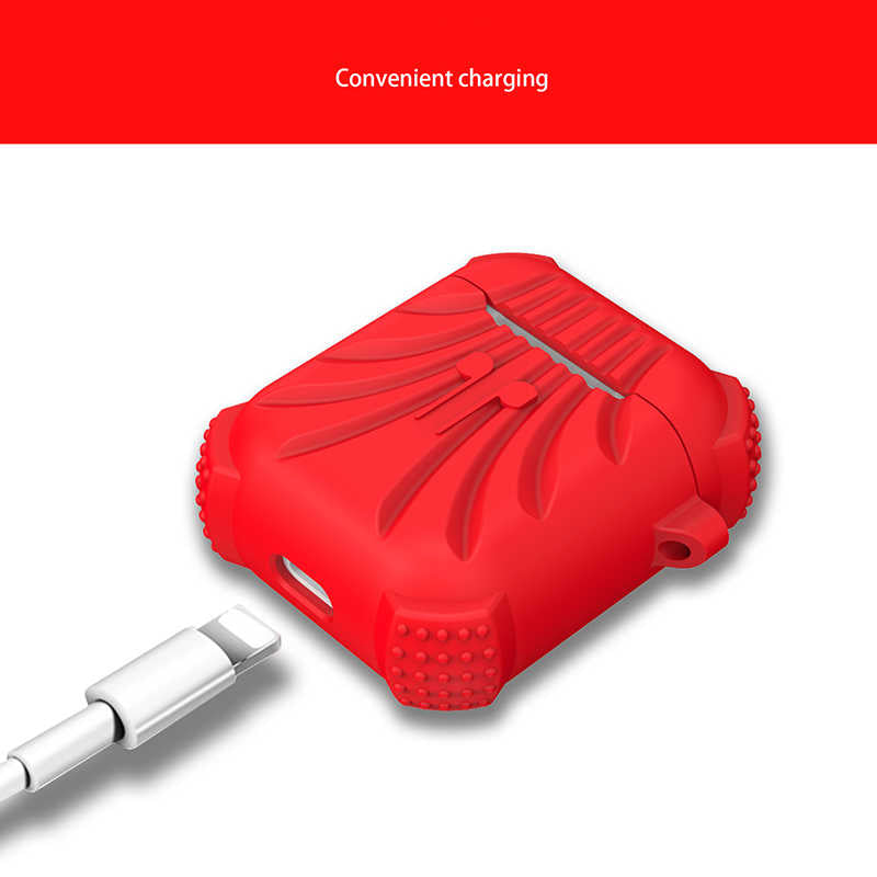 Apple Airpods Kılıf Zore Airbag 01 Silikon Siyah