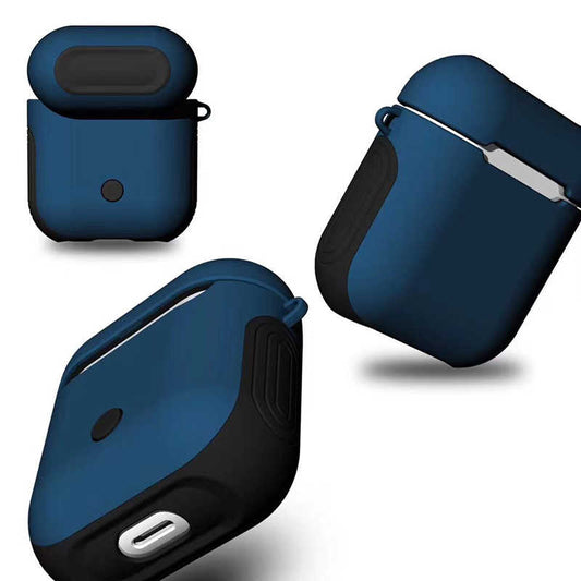 Apple Airpods Kılıf Zore Shockproof Silikon Mavi