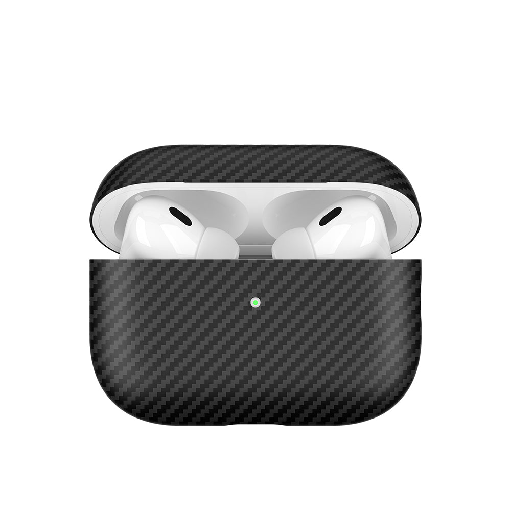 Apple Airpods Pro 2 Zore Airbag 43 600D Karbon Fiber Kulaklık Kılıfı Gold