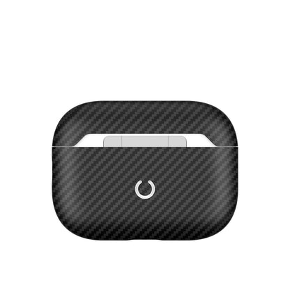 Apple Airpods Pro 2 Zore Airbag 43 600D Karbon Fiber Kulaklık Kılıfı Siyah