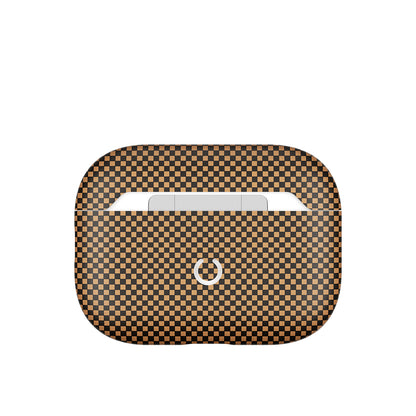 Apple Airpods Pro 2 Zore Airbag 43 600D Karbon Fiber Kulaklık Kılıfı Gold