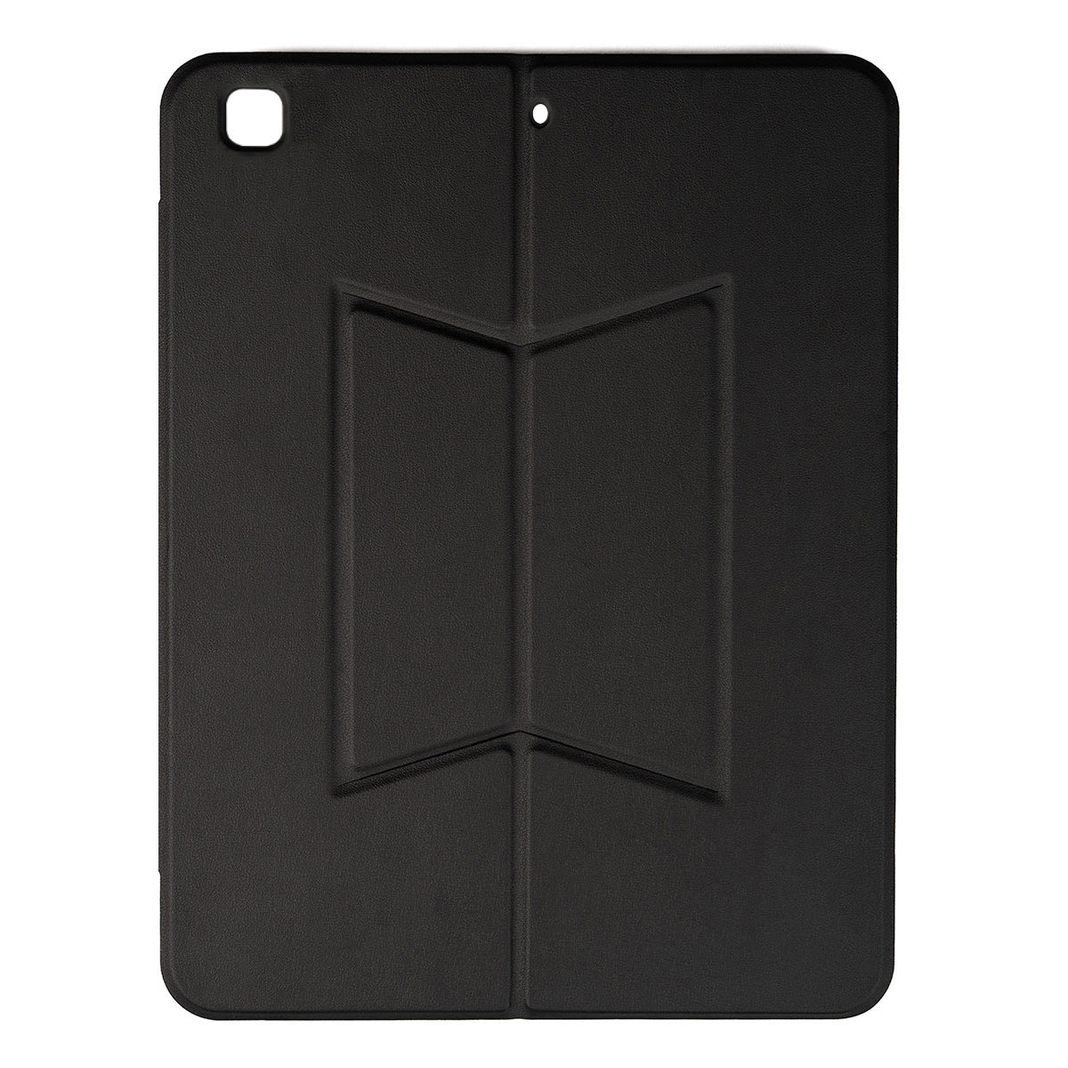 Apple iPad 10.2 (8.Nesil) Zore Border Keyboard Bluetooh Bağlantılı Standlı Klavyeli Tablet Kılıfı Siyah
