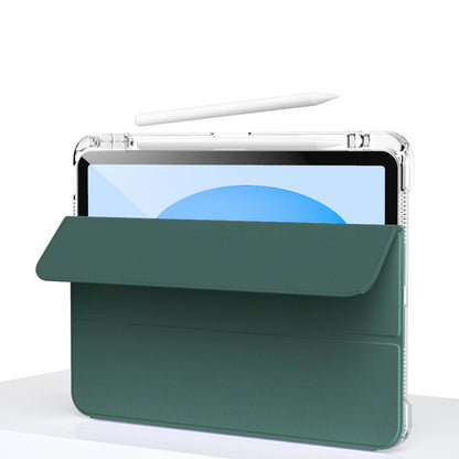 Apple iPad 10.9 2022 (10.Nesil) Kılıf Magnetik Ayrılabilen Airbagli Zore Sliding Tablet Kılıfı Gri