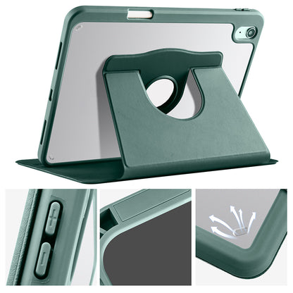 Apple iPad 10.9 2022 (10.Nesil) Kılıf Zore Termik Kalem Bölmeli Dönebilen Standlı Kılıf Gri
