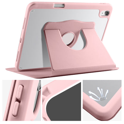 Apple iPad 10.9 2022 (10.Nesil) Kılıf Zore Termik Kalem Bölmeli Dönebilen Standlı Kılıf Mavi