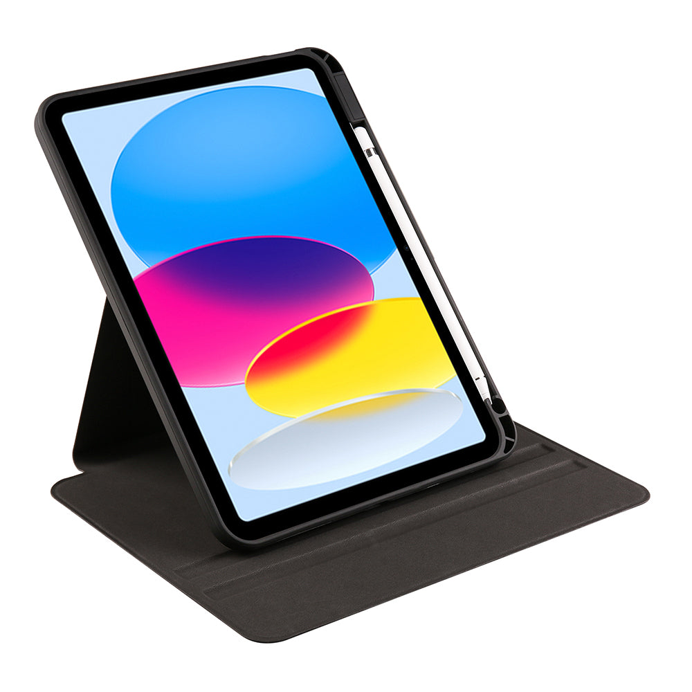 Apple iPad 10.9 2022 (10.Nesil) Kılıf Zore Termik Kalem Bölmeli Dönebilen Standlı Kılıf Lila