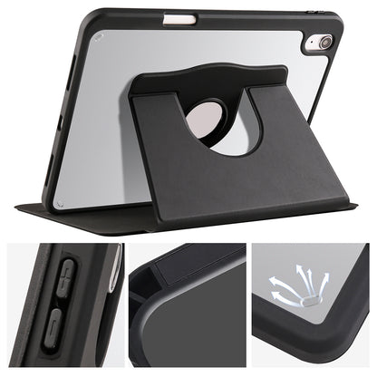 Apple iPad 10.9 2022 (10.Nesil) Kılıf Zore Termik Kalem Bölmeli Dönebilen Standlı Kılıf Mavi