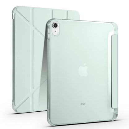 Apple iPad 10.9 2022 (10.Nesil) Kılıf Zore Tri Folding Kalem Bölmeli Standlı Kılıf Lila