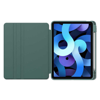 Apple iPad 11.Nesil 2025 Kılıf Zore Nayn Dönebilen Standlı Kılıf Mavi Açık
